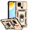 For Xiaomi Redmi 10C/Xiaomi Poco C40 Armor Phone Case Camera Lens Protection Metal Ring Stand Shockproof Case