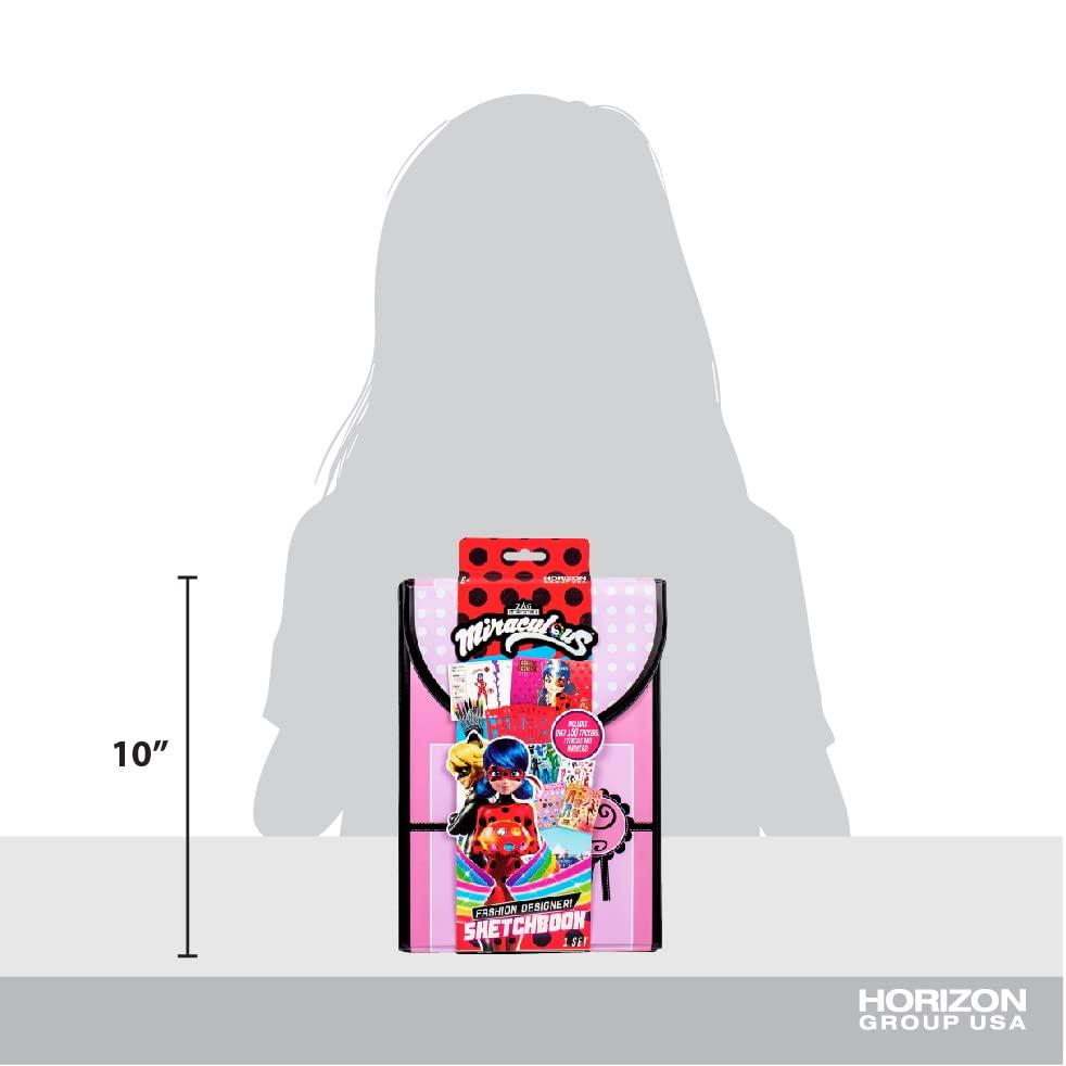 Zázračný módní návrhářský skicák se samolepkami, šablonami, oboustrannými štětcovými fixy a pouzdrem na přenášení