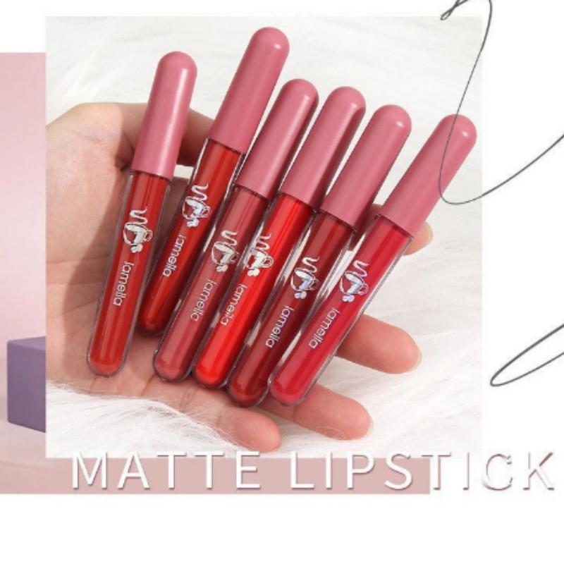 Lipstick Makeup Lasting Sexy Red Lip Gloss Matte Lipstick Makeup Cosmetics Liquid Lipstick Waterproof Long Lasting Matte Velvet Lip Gloss Makeup