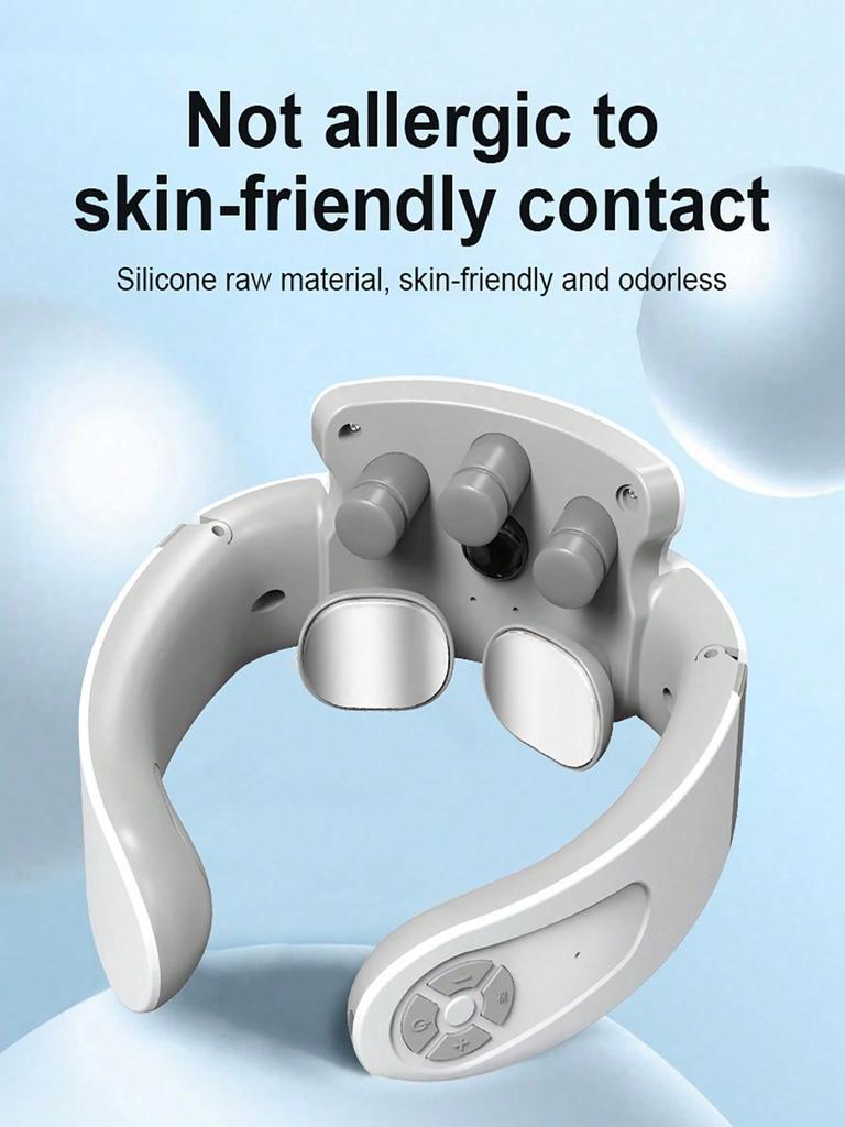 Zervikaler Massagegerät Tragbarer Mini Nacken Schulter Massagegerät Tiefenmassage Nacken Wärme Drücken Nacken Drücken Pflege