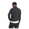 adidas Mens 3 Stripes Quarter Zip Long-Sleeved Sweatshirt