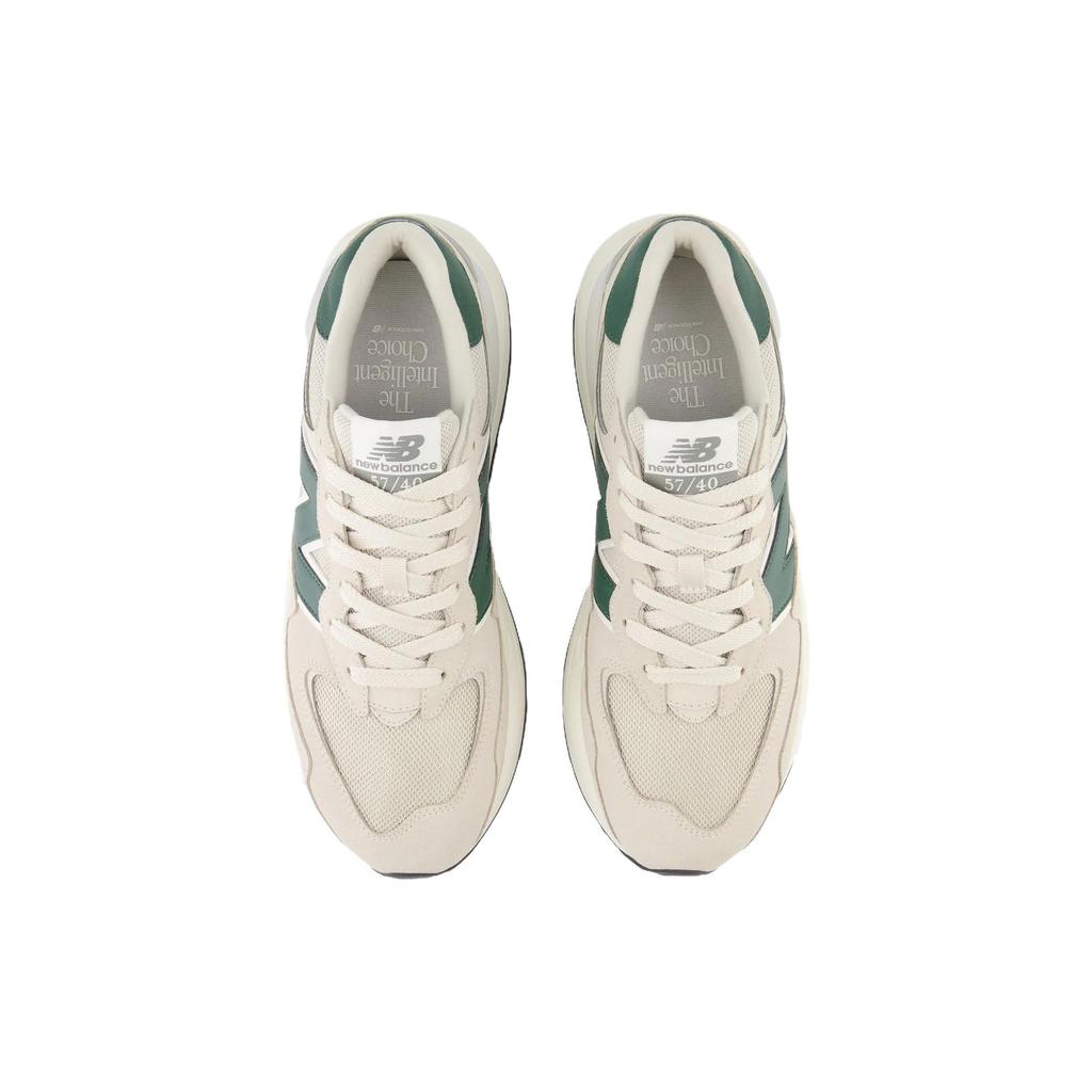 New Balance Nb 5740 Comfortable Versatile Durable Low-Top Running Shoes Unisex sneaker Off-White Green M5740ESA