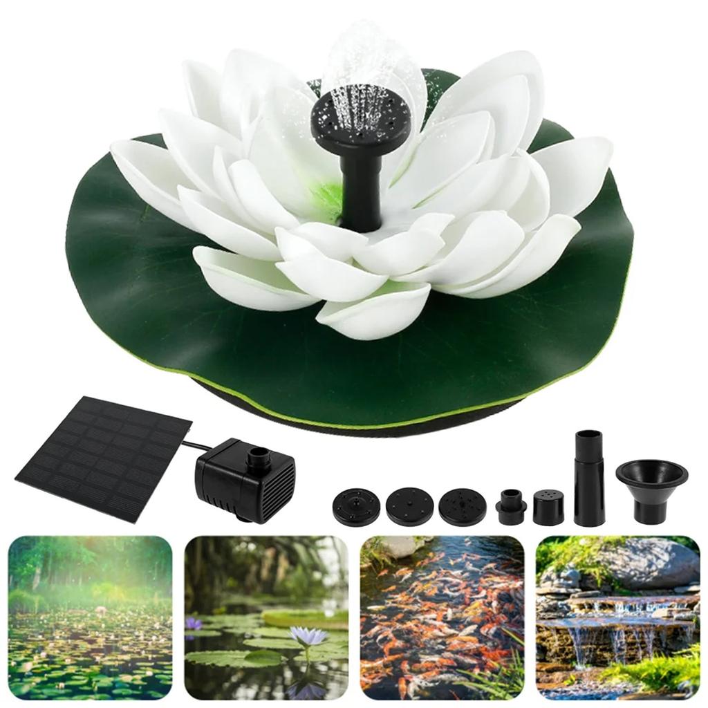 1.5W Outdoor Spraying Items Bird Bathtub Pond