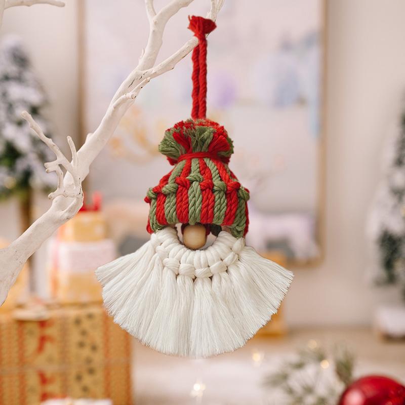 

Милый креативный рождественский новогодний подарок украшение окна торгового центра рождественская шляпа висит