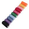 400 Yards Each Embroidery Thread 10pcs Handcraft DIY Wear Resistant Sewing Thread Colorful Thread