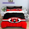 Alajuelense Pattern Bedding Set Quilt Cover Pillowcase Home Decor Gift (1 * duvet cover + 2 * pillowcase, without core)