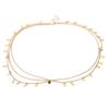 Headpiece Round Sequin Drop Layered Alloy Dance Head Chain Piece Headwear Women Hair Accessory