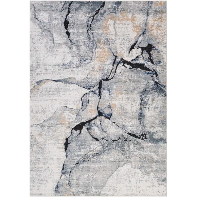 Modern Marble Rug Abstract Living Room Area Rugs Dining Kitchen Bedroom Anti-Slip Carpet Home Decor Rugs Cleanable Rug Area Rugs