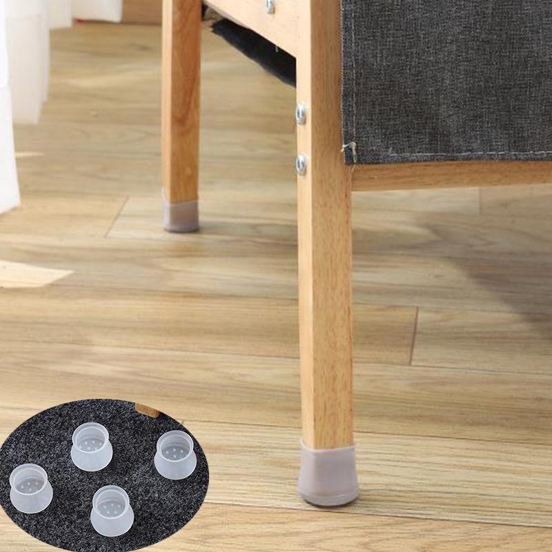 4 pezzi Mobili Tavolo Sedia Gamba Piedi Cappuccio Copertura Protezione Piedini Cuscinetti Antiscivolo Tappi Gambe Tavolo Sedia Copertura Protezione Piedi
