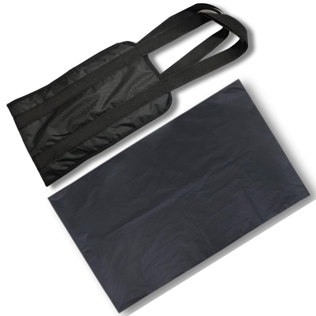 LIMSE [Value 2-Piece Set] Caregiving Aids: Transfer Slide Sheet & Standing Up Support Belt – Caregiving Mobility Aid, Reduces the Burden of Caregivers