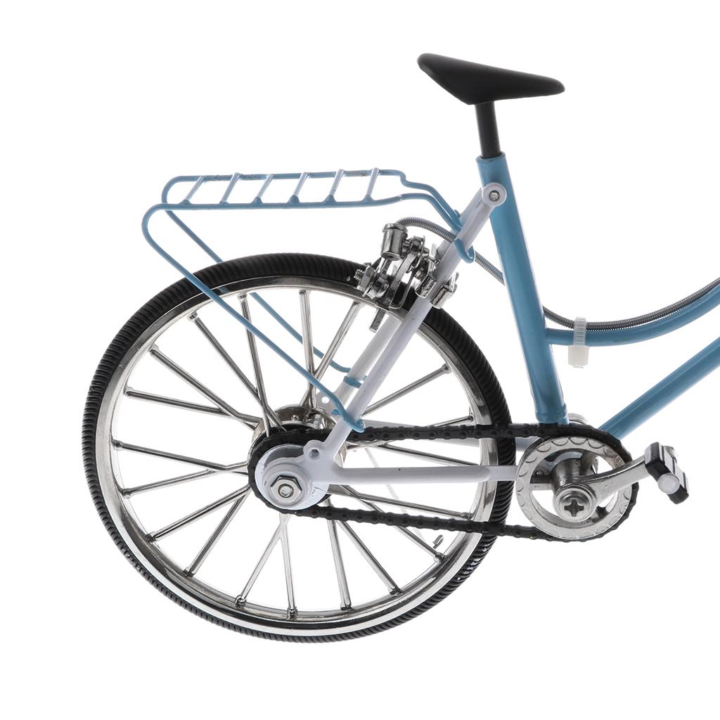 1:10 Alloy Bike Bicycle Model Doll House Miniature Furniture Garden Decor #2