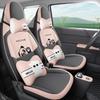 Panda Mini Cartoon Car Seat Cover, Full Wrap, Cute Leather for All Seasons