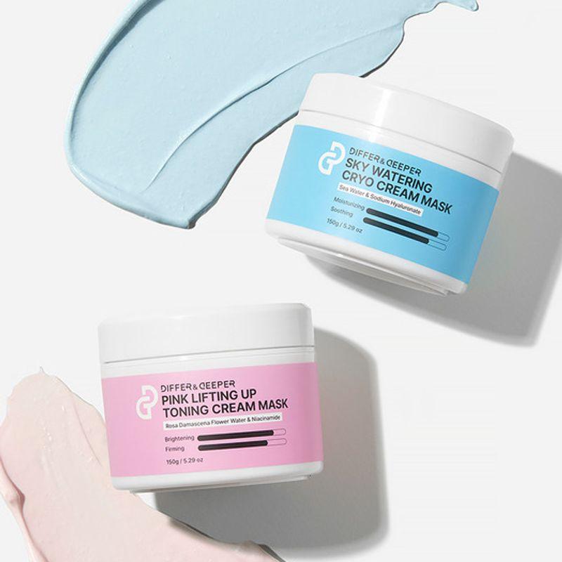 Bare Face Pack Pink Lifting Up Toning Cream Mask 150g