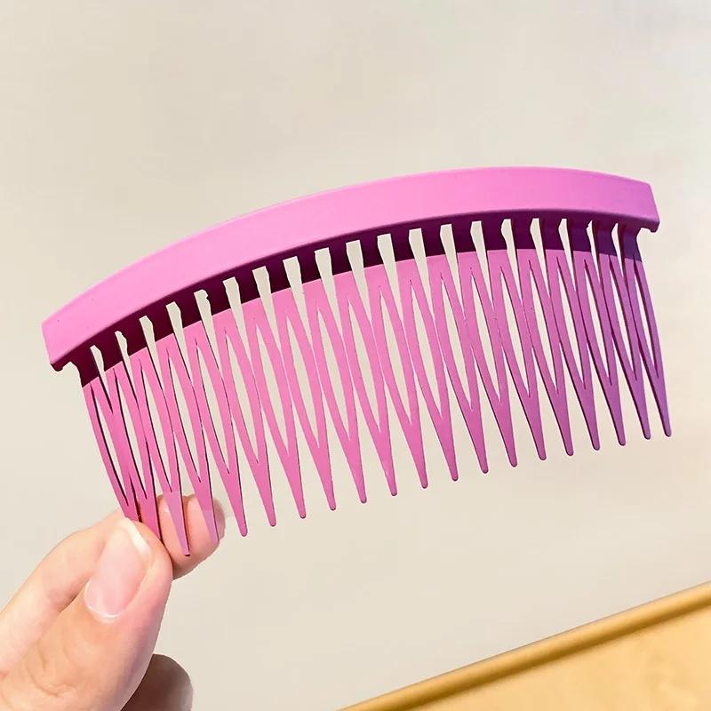 Neue Mode Haarkamm Frauen Groß Einfach Haarnadel Pony Fixierte Anordnung Abstehende Haare Accessoires Hinterkopf Haarkamm Kopfschmuck
