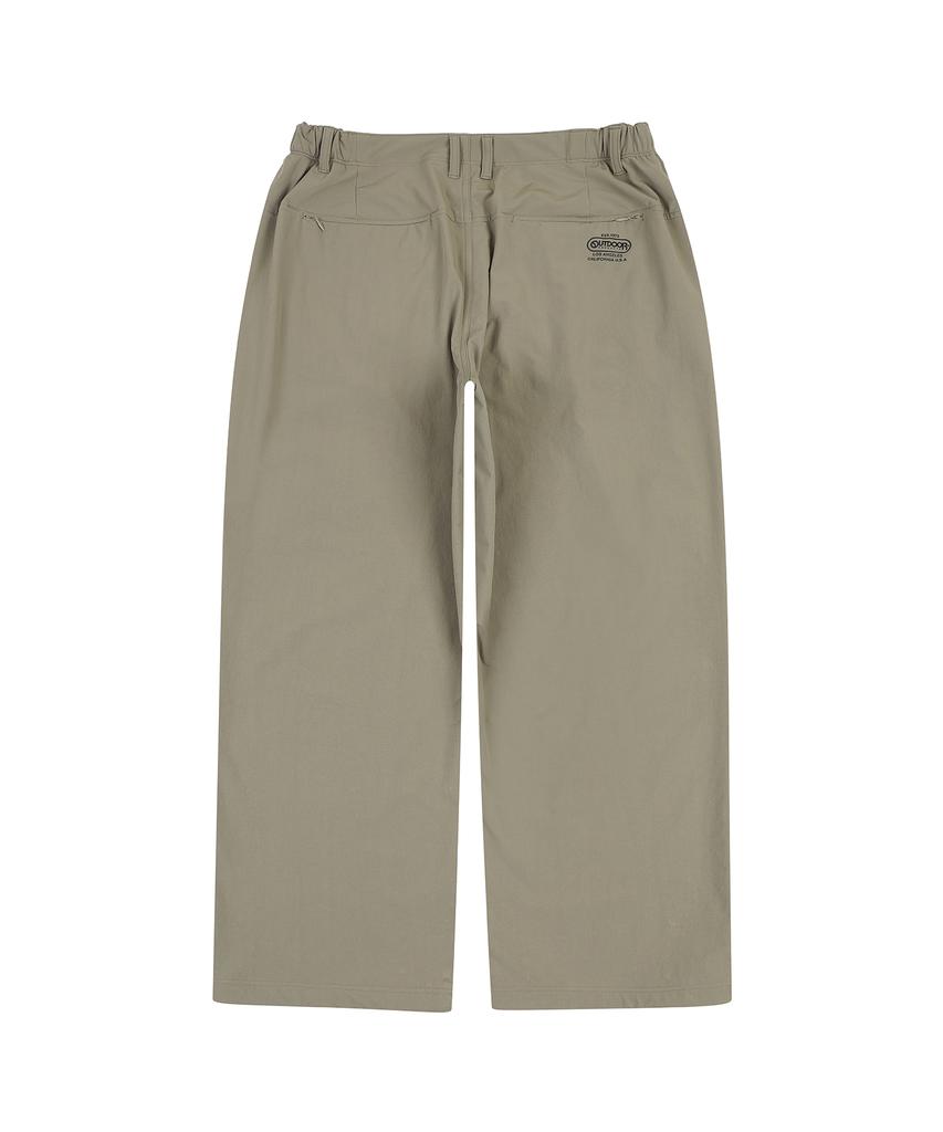 OUTDOOR PRODUCTS Wide Tapered Pants (Khaki)