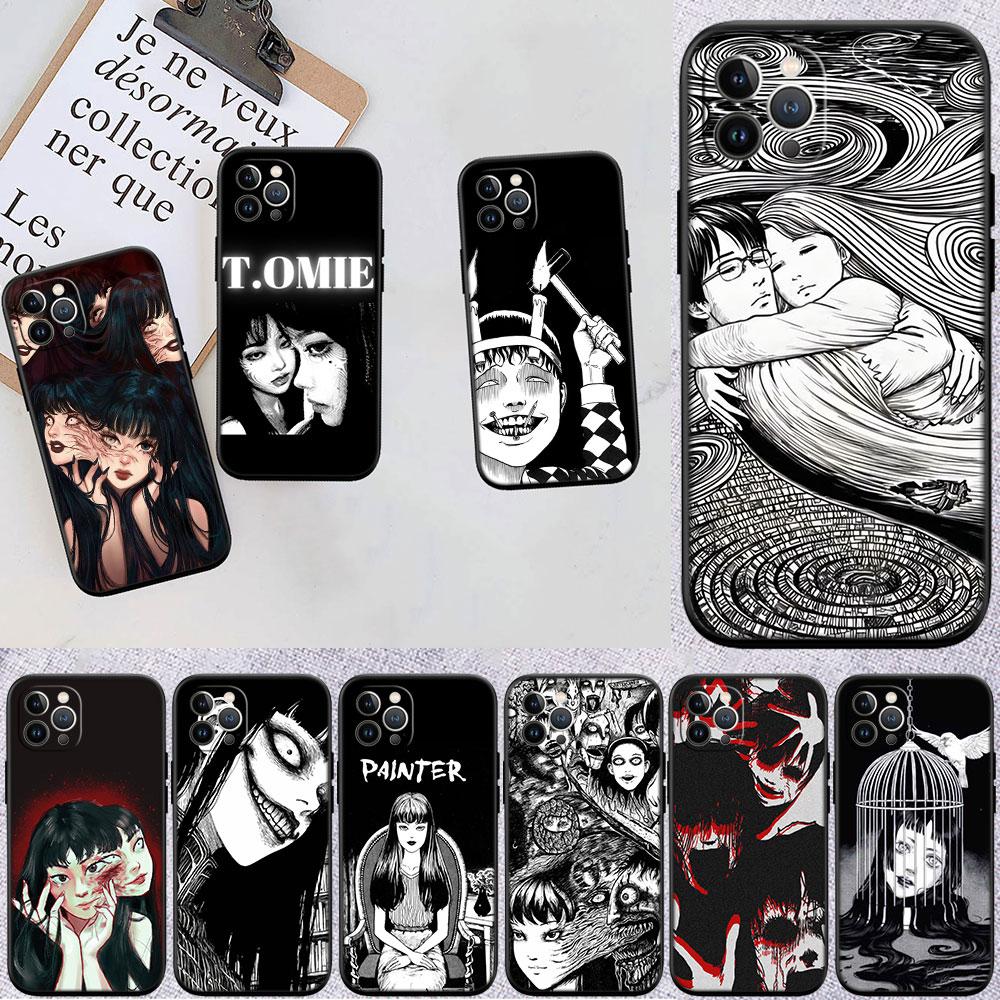 CJ65 Horror Tomie Junji Ito Soft Shell Phone Case for Xiaomi Xiaomi Poco M4 M5 M6 M7 X3 X6 X7 F8 Ultra Pro GT NFC