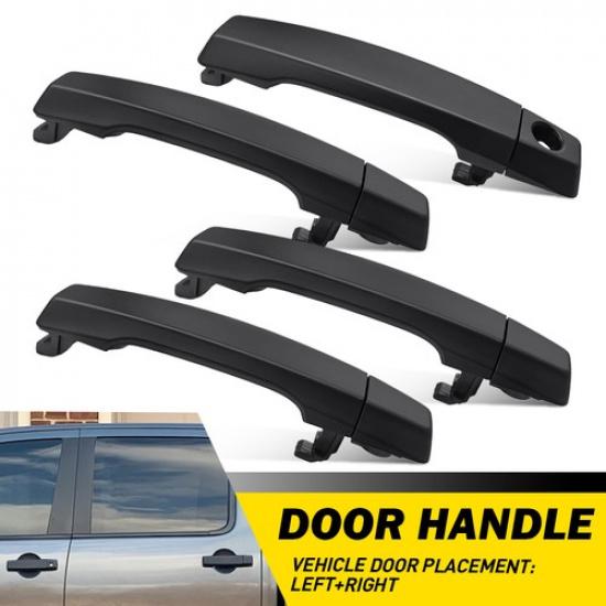 Black Door Fit Handle Exterior 2004-2015 Front Rear Infiniti Nissan Left Right