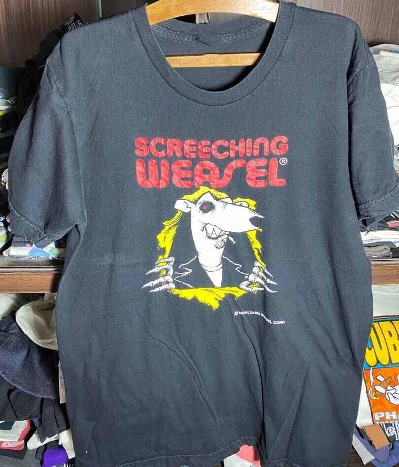 

Бугадабугада wbr/ бугада Визжащий Ласка Футболка Черная Унисекс UU236 4XL