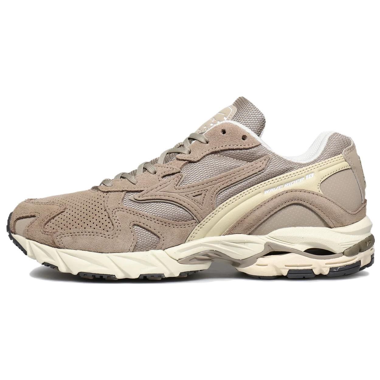

Mizuno Wave Rider 10 Vintage Khaki Unisex Sneakers Brown Fallen-Rock D1GA227703 40
