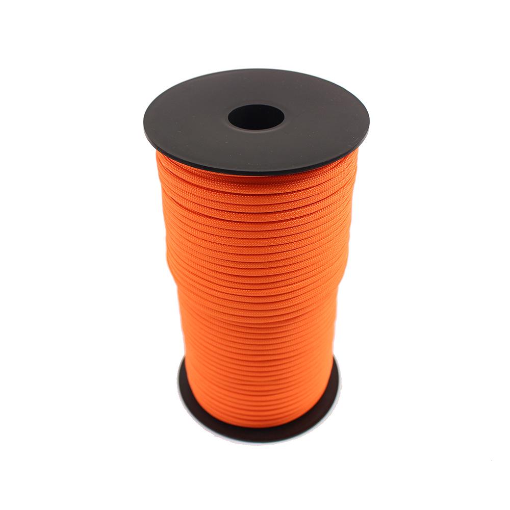9-Core 100m Polyester Paracord for Outdoor Camping, Binding, or Bracelet Weaving.
