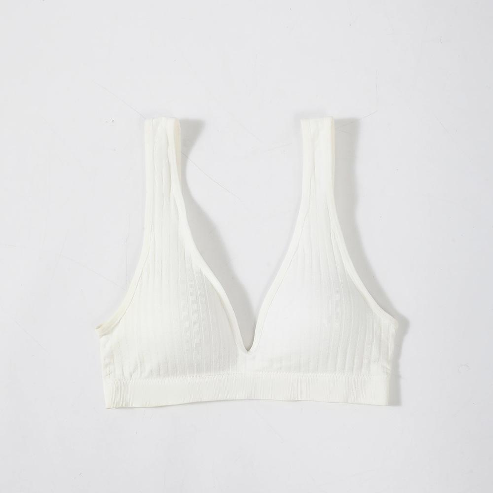 Sexy Women's Bra Crop Top Women's Seamless Underwear Padless Tank Tops M L