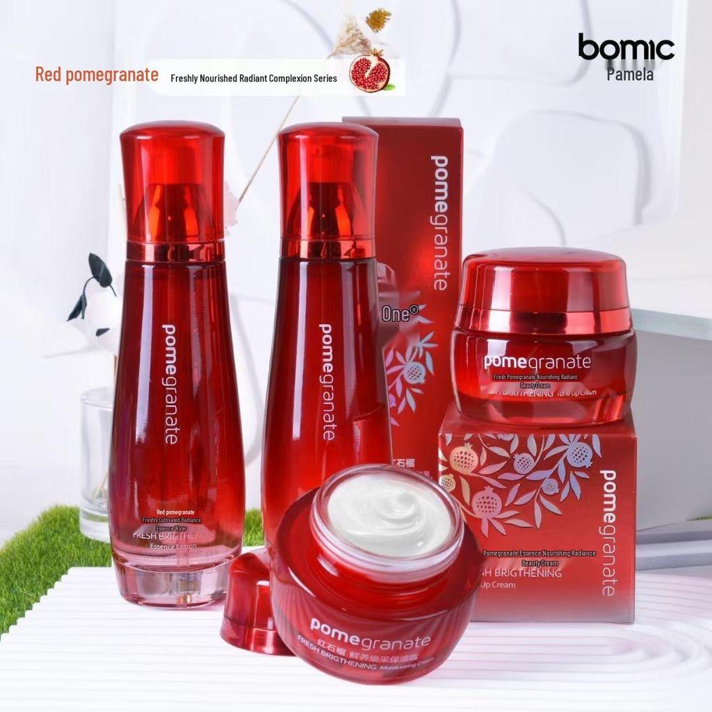 Set Crema Viso Illuminante e Nutriente alla Melagrana Baimizi per Donne