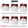 2pcs,2D plane printing Light Filtering Curtains Romantic Canopy 100% Polyester (without rod) Festive for Bedroom Living Room