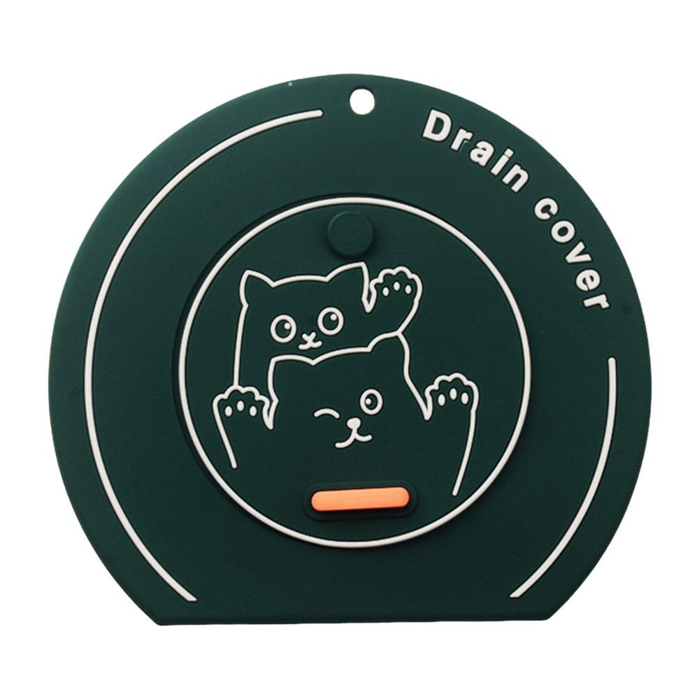 Insect-proof Floor Drain Cover Reusable Drain Stopper Sewer Pipe Cover Anti-Odor Drainage Floor Pad Bathtub Shower Drain Plug