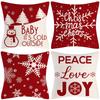Christmas Pillowcase Combination Multi-patterned Cushion Party Festive Sofa Living Room Pillowcase Pillowcase