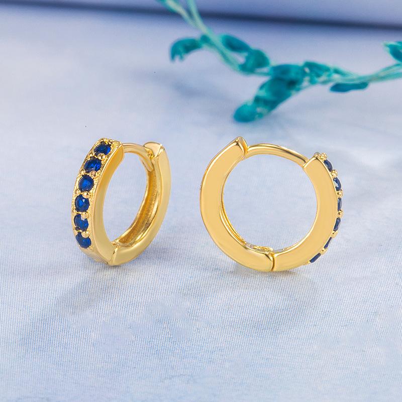 New 925 Sterling Silver Earrings Fashion AAA Zircon For Women Exquisite Student Girlfriend Jewelry Accessories Wedding PartyGood Product