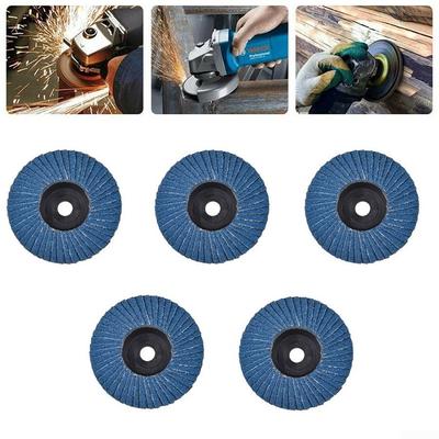 5pcs Grinding Discs Flap Flat For Angle Grinder Wheels