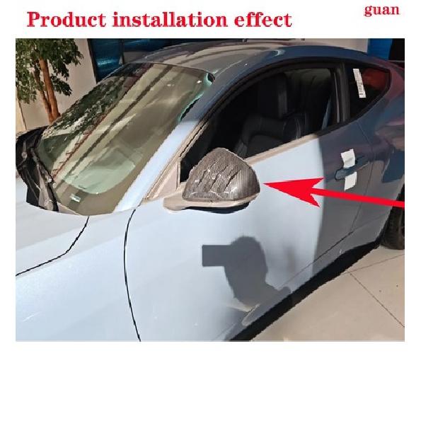 Car Reversing Mirror Decorative Cover For Ford Mustang GT 2024-2025