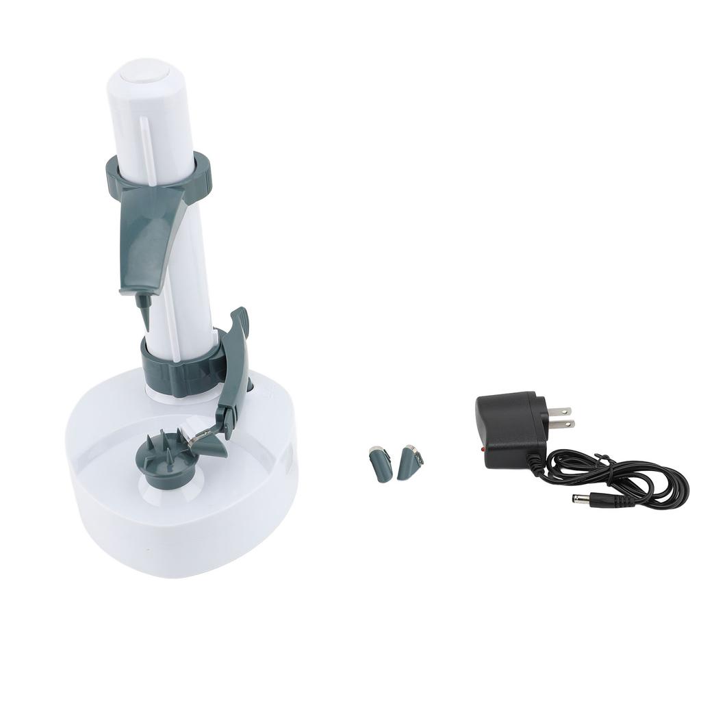 Curățător Electric cu 3 Capete Automat Oțel Inoxidabil Instrument Electric de Curățat Fructe pentru Cartof