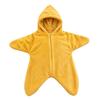 Coperta antivento per passeggino, sacco a pelo a forma di stella marina per neonato, copertina morbida in maglia per tutto il corpo con cappuccio comfort per neonato, anti-calcio, caldo, per dormire