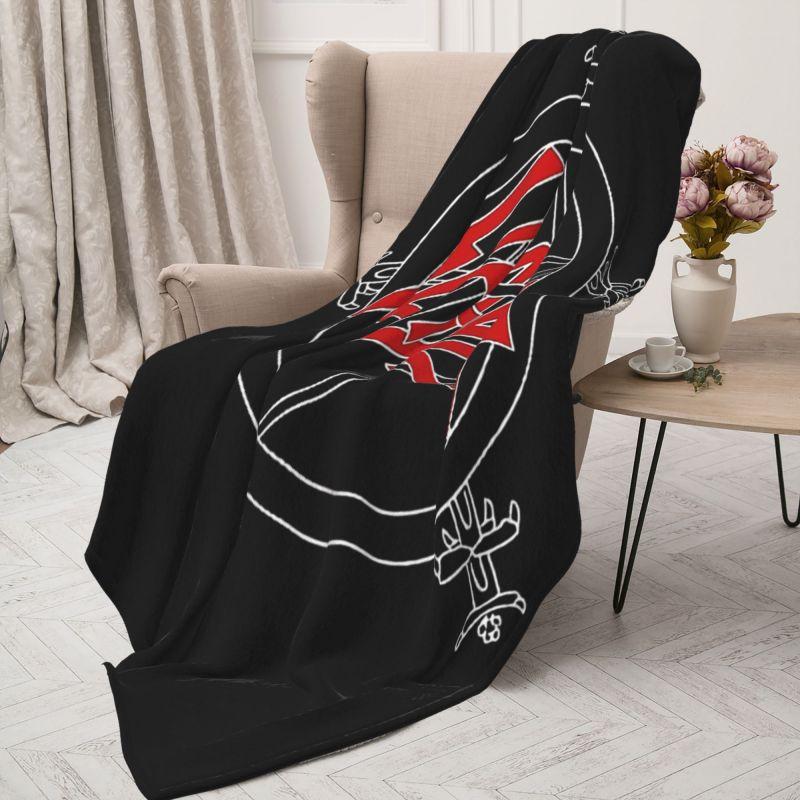 Custom Slayers Heavy Metal Rock Band Blanket Warm Fleece Soft Flannel Throw Blankets for Bed Sofa Home Spring