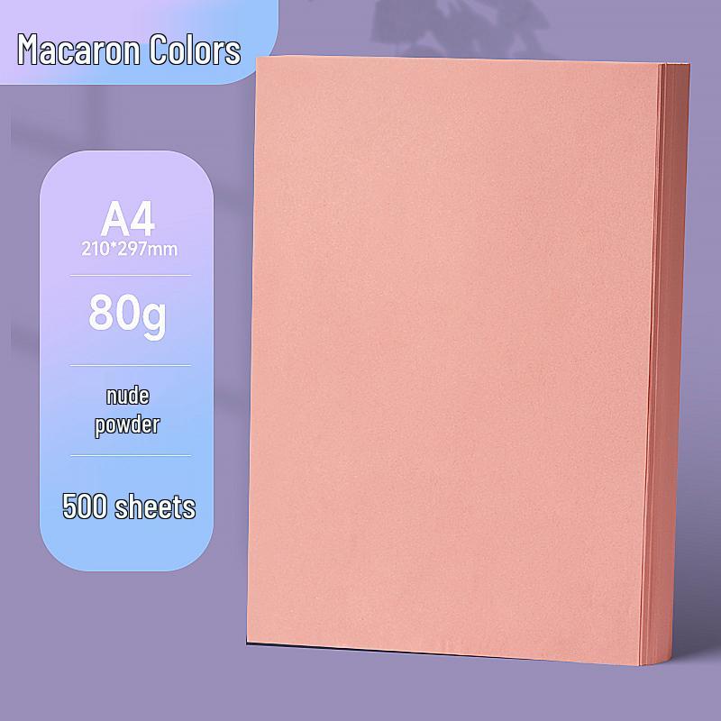 Macaron Color A4 Paper: Pink & Assorted, for Printing, Crafts, Origami & Kids' Projects
