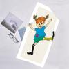1pc Pippi Longstocking1 Beach Towel, Beach and Seaside Swimming Pool Equipment, Fashion Pattern, Rectangular, Travel Essentials
