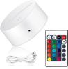 3D Night LED Light Lamp Base 16 Color LED Light Display Base with Remote Control USB Cable Christmas Light Lamp Base for Acrylic