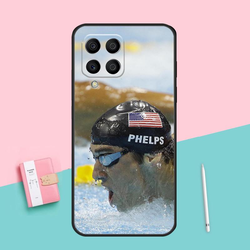 Michael Phelps Swimming For Samsung Galaxy M12 M16 M34 M11 M35 M21 M06 M33 M13 M53 M31 M55 M15 M14 M54 M32 M52 Case