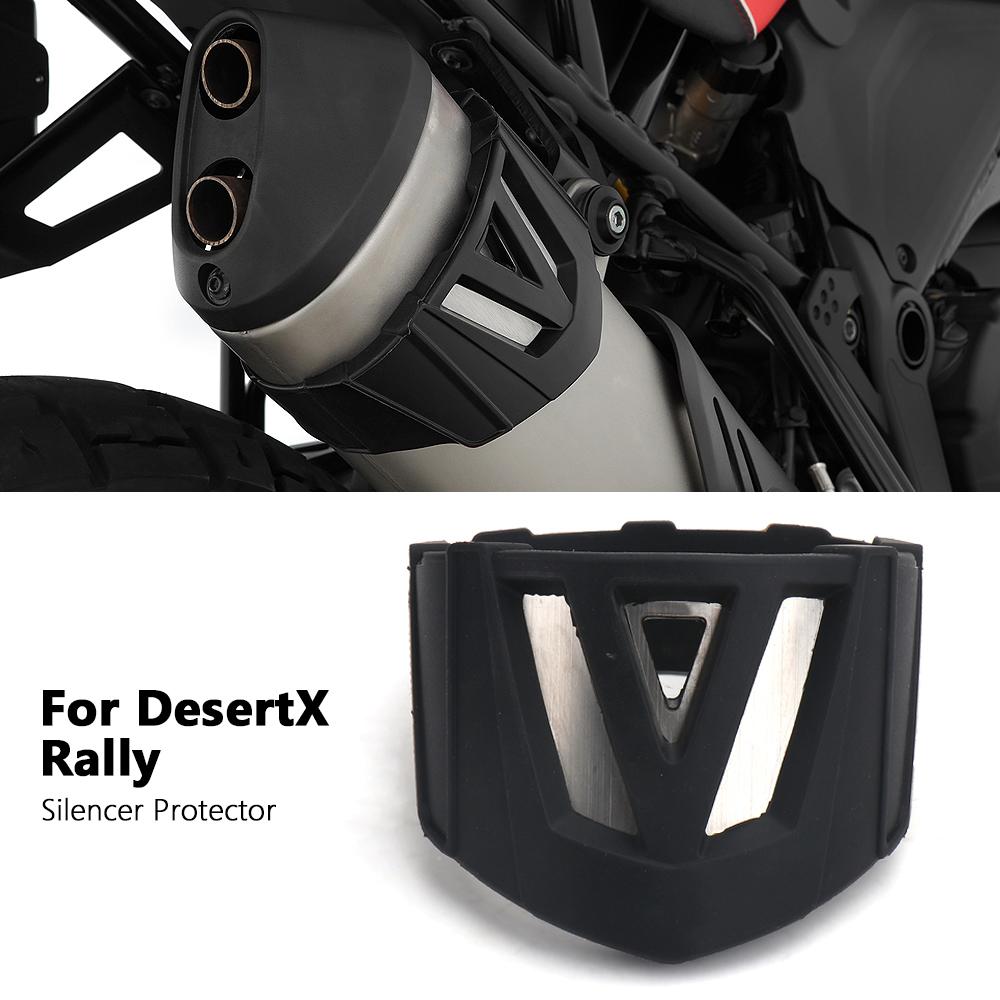 Motorcycle Exhaust Muffler Pipe Protector Heat Shield Guard Anti-scalding Cover For Ducati Desert X DesertX DESERT X Rally