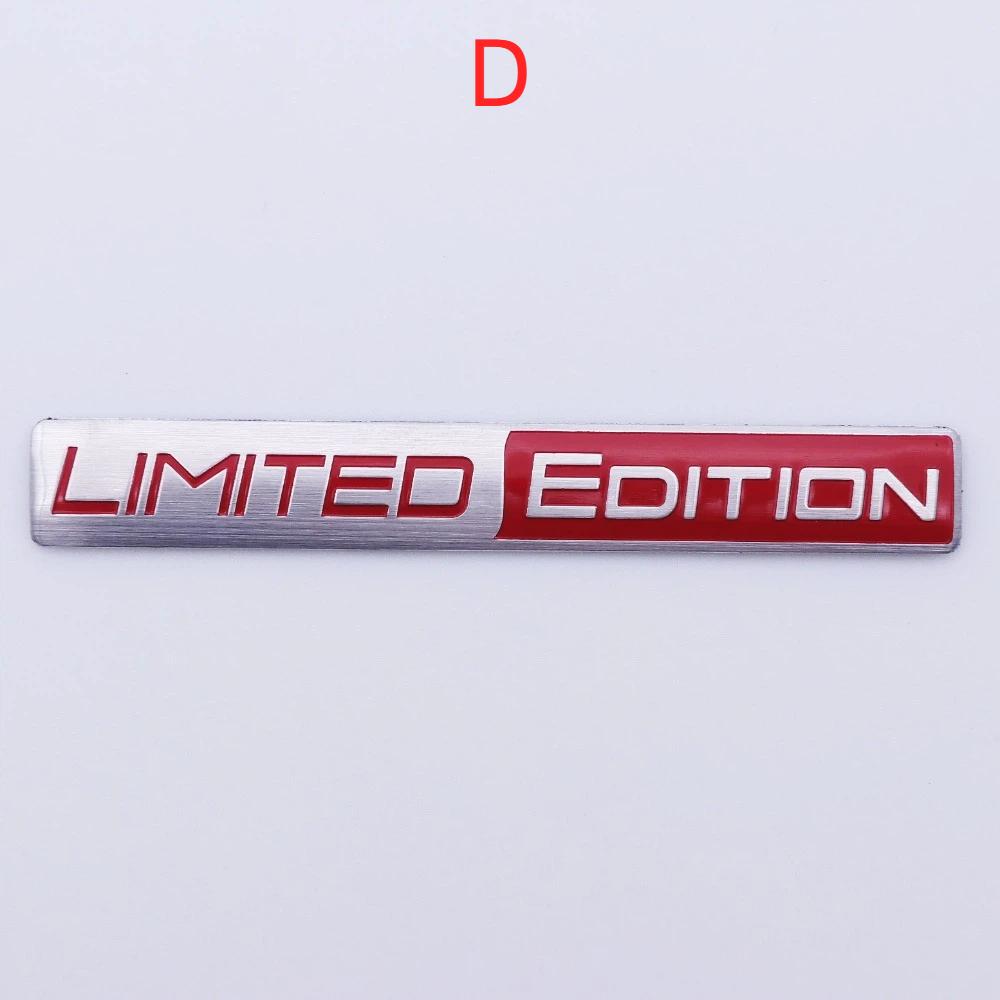 Car Accessories 3D Aluminum LIMITED EDITION Emblem Badge Car Stickers Decal