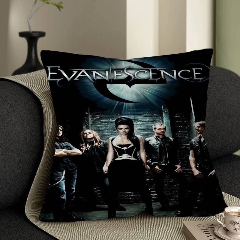 Evanescence Band Cushion Cover Pillow Cover Decor Pillowcase Printed Cushion Case For Couch