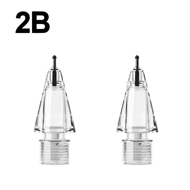Pencil Nibs for Apple Pencil 1st 2nd Generation Needle Tube Damping Mute Wear-resistant Elastic Stylus Pen Tips for iPencil 1 2