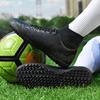 Men & Women TF Stud Football Boots, Anti-slip, Leather Material, Suitable for Student & Adult Training, Artificial & Natural Gra