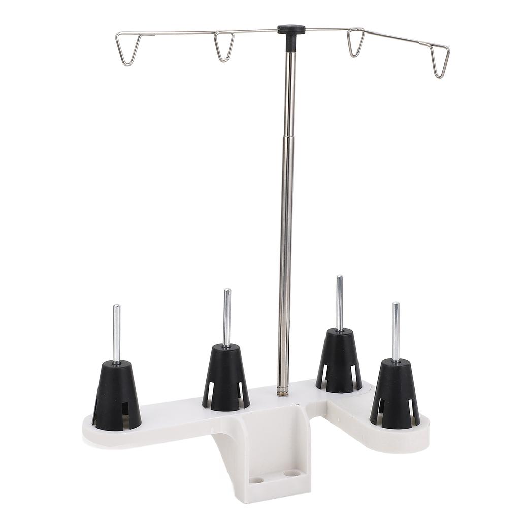 4 Spools Thread Holder Plastic and Stainless Steel Multipurpose Spool Stand for Household Sewing Mac