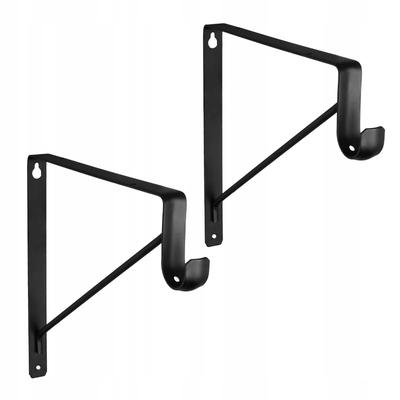 Shelf Bracket for Shelf, Table Top, Cabinet, Black Steel Angle Bracket 320X250X25
