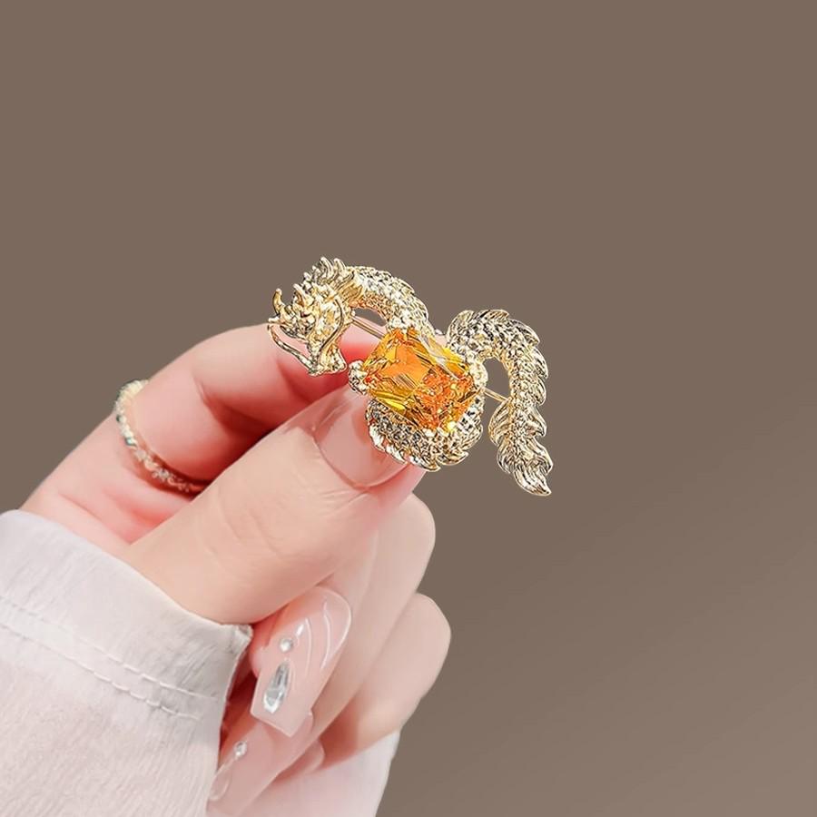 Matte Gold Pearl Wheat Ear Corsage Brooch for Women - High-End Versatile Pin with Anti-Exposure Design