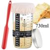 Sourdough Starter Kit 24Oz Sourdough Container Silicone Spatula Thermometer Lid for Perfect Gift Sourdough Bread Starter Kits