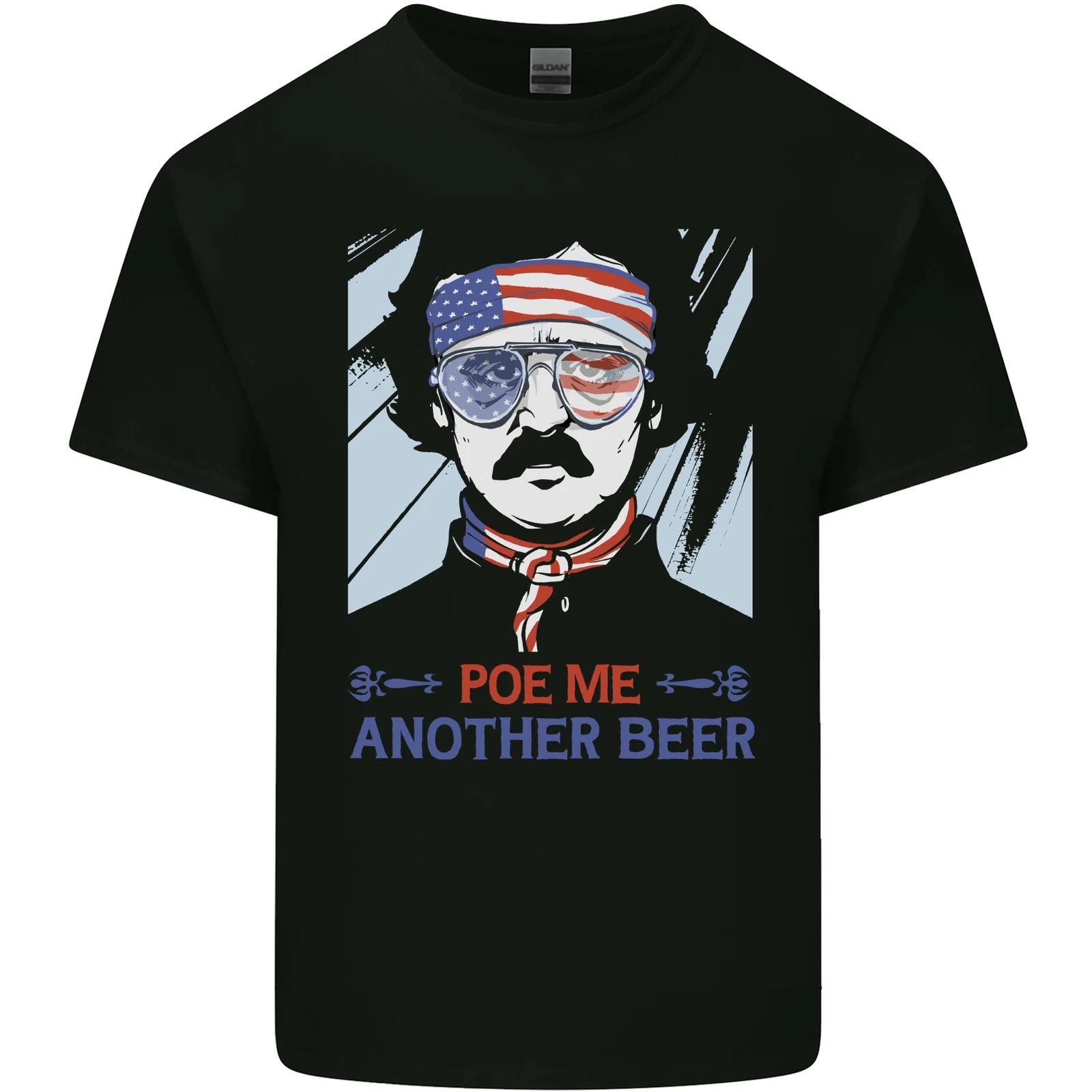 

Poe Me Another Beer Funny Edgar Alcohol Kids T-Shirt Childrens S