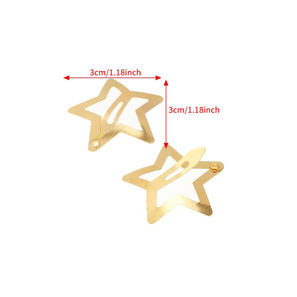 30PCS/set Hairpin Star Sk2 Fashion Bangs Hair Clip Side Clip For Girls Sweet Hair Accessories Headwear Hair Pin Clip Headwear